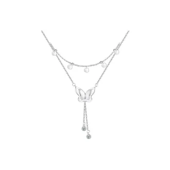 J&KINGLAY S925 Silver Necklaces Women's