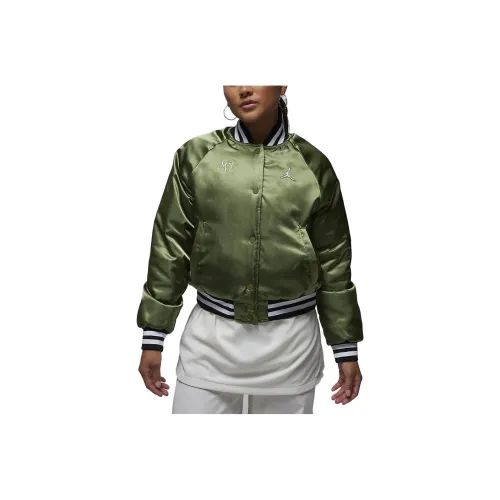 JORDAN Jackets Women's Light Olive Yellow