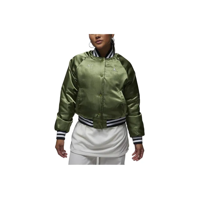 Jordan Jackets Women's Light Olive Yellow-0