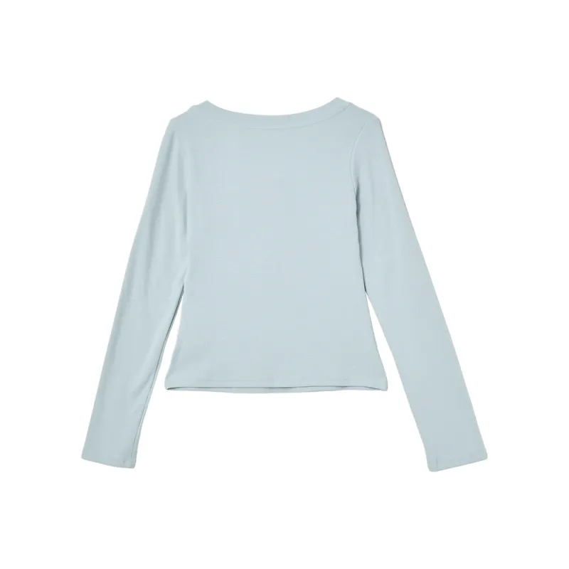 WESTLINK T Shirts Women's Blue Long Sleeved-1