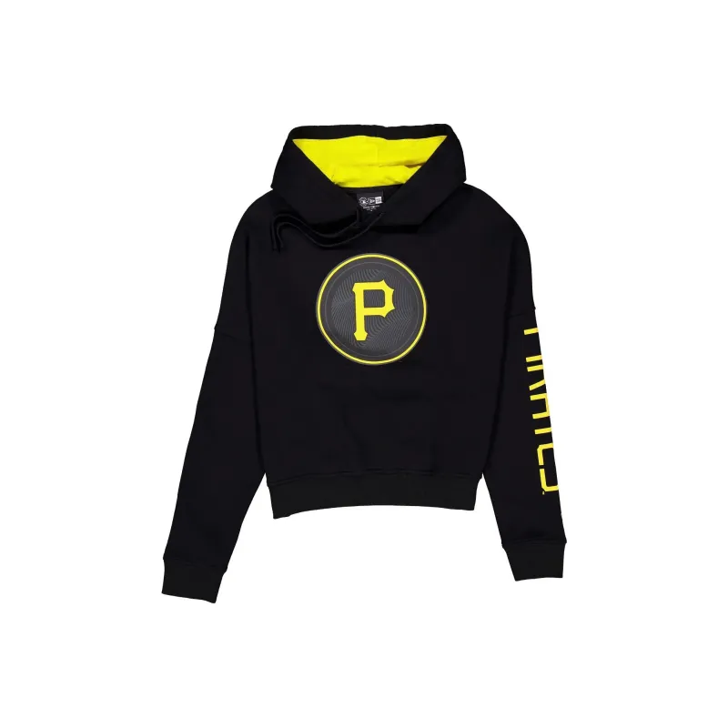 New Era SS24 Pittsburgh Pirates Sweatshirt Women's Black-0