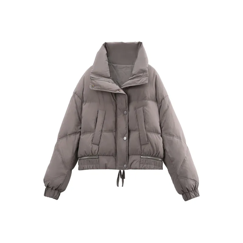 A Paradise For Awakening Down Jacket Women's Gray-0
