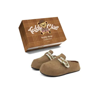 Teddy Bear Collection Closed Toe Slippers Women's