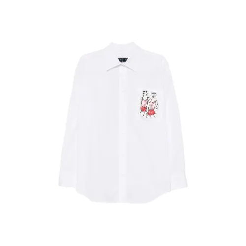 MSGM X Luke Edward Hall Sailors In Love Shirt