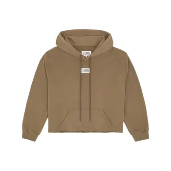 MM6 Maison Margiela Numeric Patch Drawstring Hoodie