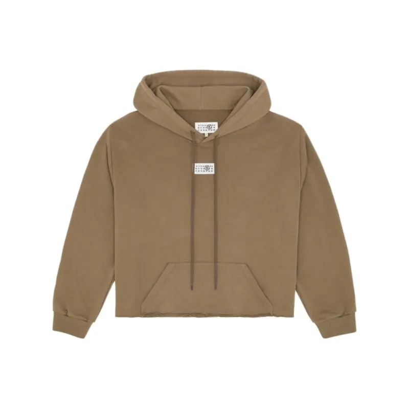 MM6 Maison Margiela Numeric Patch Drawstring Hoodie-0
