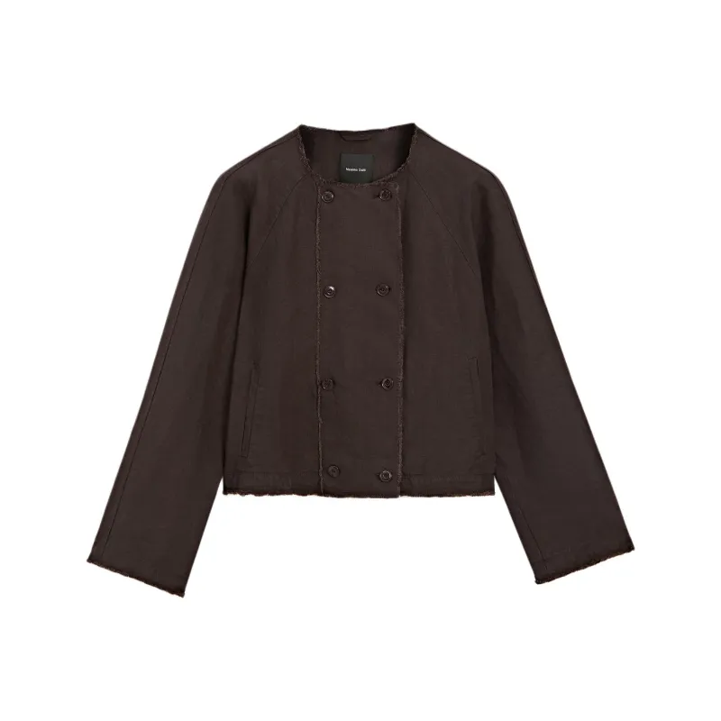 Massimo Dutti Jackets Coats Women's Brown-0
