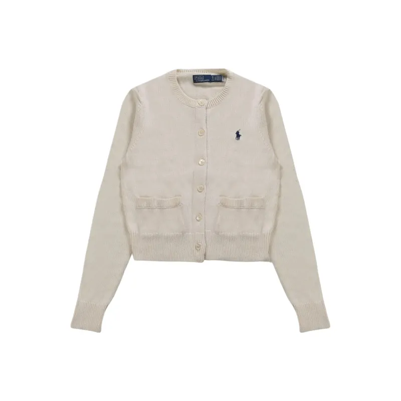 Polo Ralph Lauren Cable Knit Cotton Cardigan Wcf White-0