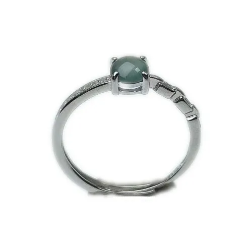 PUPAN Ice Glutinous Jadeite Rings Women's