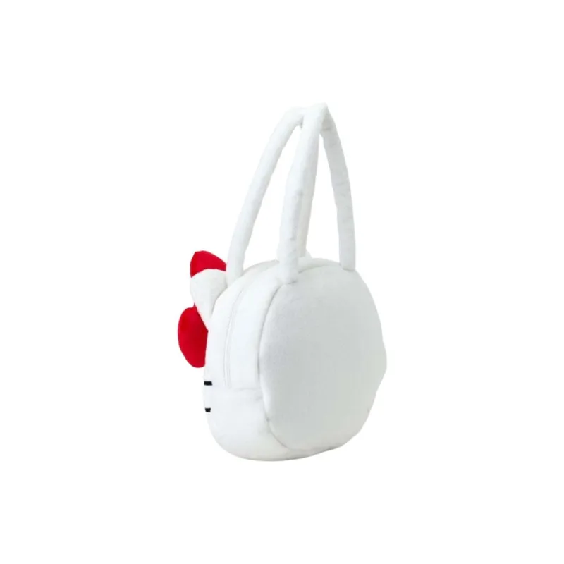 Sanrio Hello Kitty Polyester Tote Bag, Shopping Bag, Shoulder Bag Women's White-1