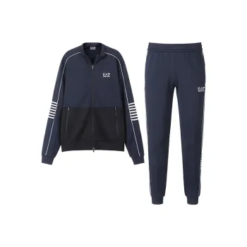 EMPORIO ARMANI EA7 Casual Sportswear Men's Navy Blue & Black