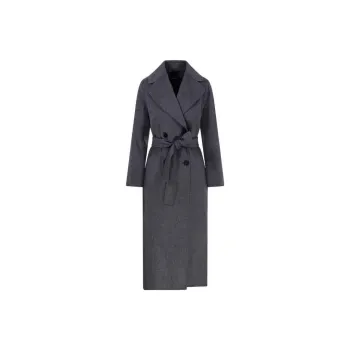 'S MAX MARA Poldo Straight Hem Belted Coat