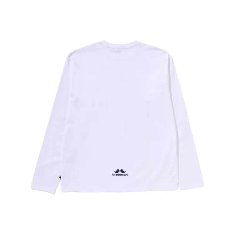 A BATHING APE Basic L/S Tee-5