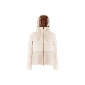 HERNO Zip-Up Hooded Drawstring Down Jacket