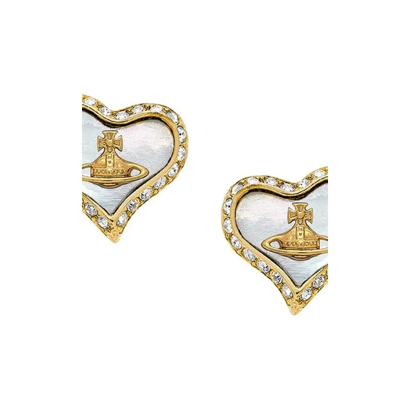 Vivienne Westwood Brass Stud Earrings Unisex-1