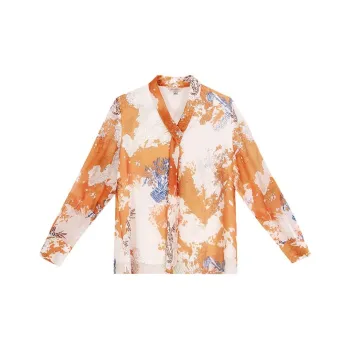 BBLLUUEE Shirt Women's Rimu Orange