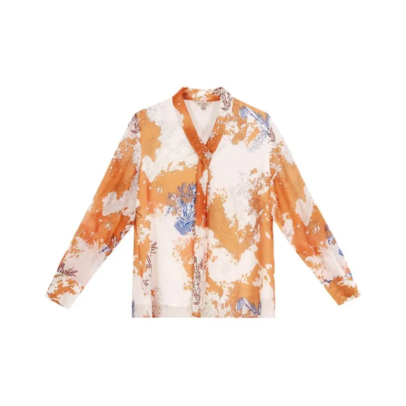 BBLLUUEE Shirt Women's Rimu Orange-0