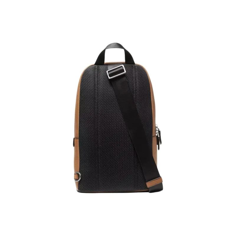 MICHAEL KORS Leather Shoulder Bag Men's Brown-2