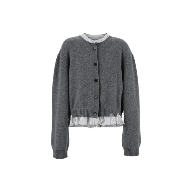 YOEYYOU Knitwear Women's Dove Gray-0