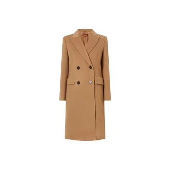 MaxMara Studio Coats Women's Brown