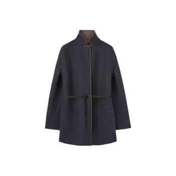 Loro Piana Jackets & Coats Women's Black Gray Mixed Color