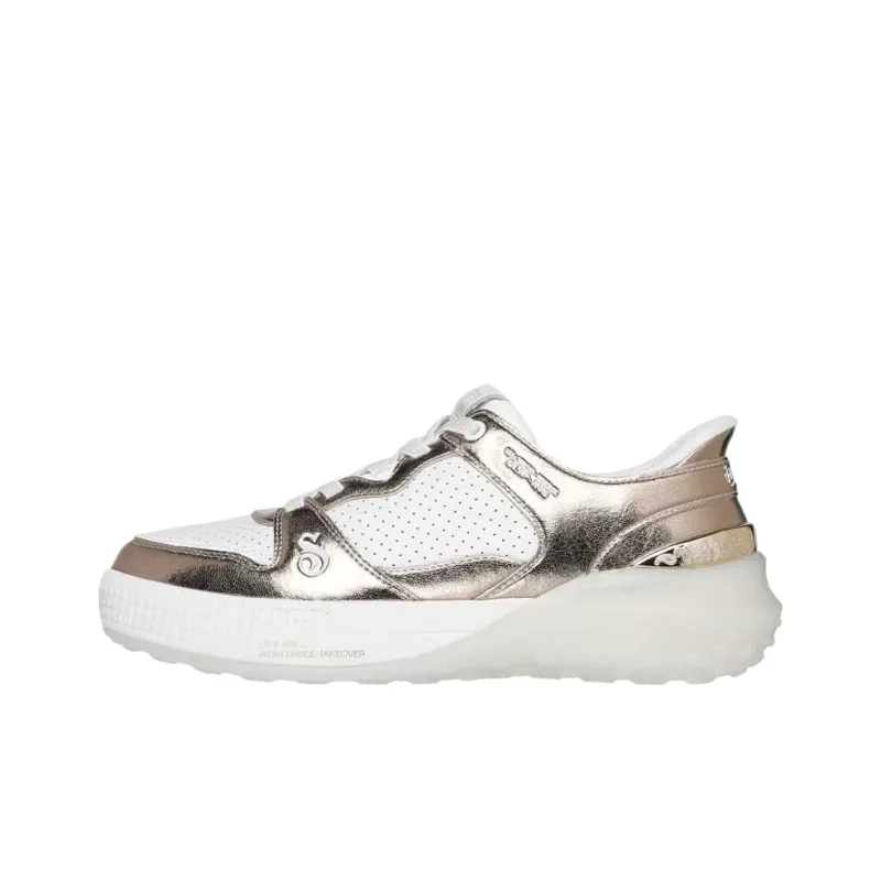 Snoop Dogg x Skechers Sizzle Slip Resistant Low Top Casual Shoes Women's White-0