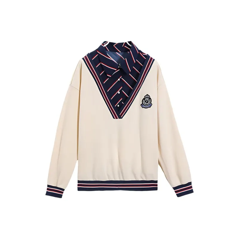 Mo Han Yi Mei Sweatshirt Women's Beige-0