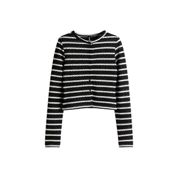 H&M Knitwear Women's Black Stripes
