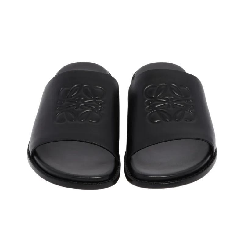 LOEWE Paula's Ibiza Slide Slippers Men's Black-4