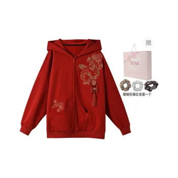 SNBL Snake Year Collection Sweatshirts Women's Red