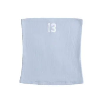 Hollister Strapless Top Women's Gray Blue