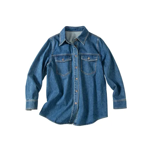 Le Alfashionline 블루 여성 셔츠
