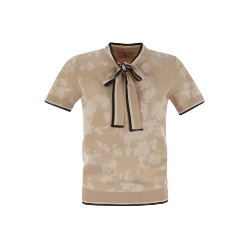 Elisabetta Franchi Floral Jacquard Top