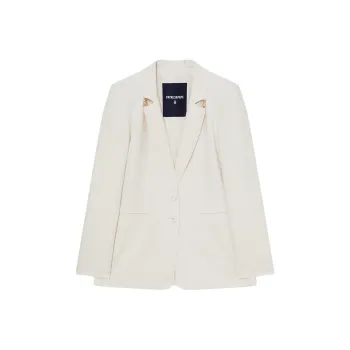 Patrizia Pepe Logo plaque Detailed Blazer