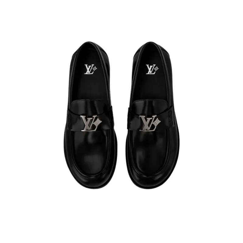 LOUIS VUITTON Scala Loafers Men's Black-3