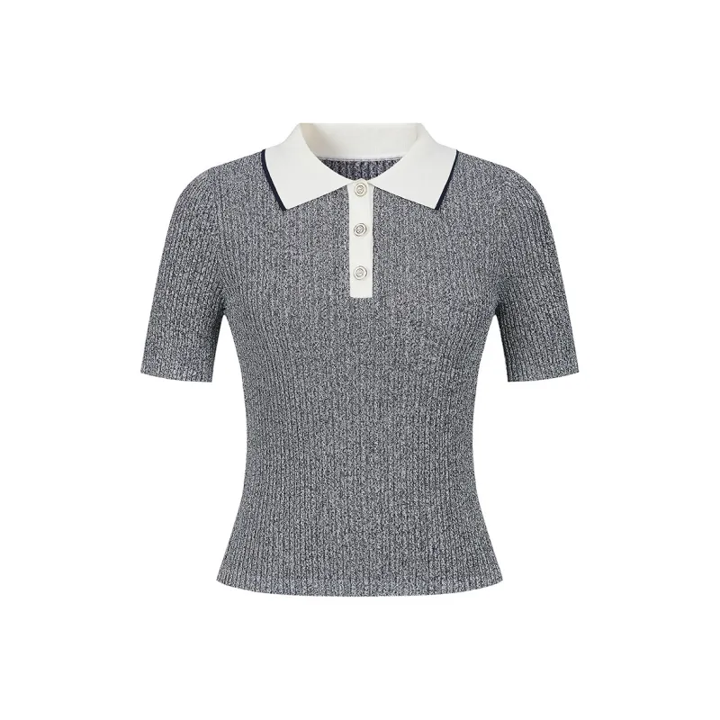 JZ. ANNAKRO Knitwear Women's Floral Dark Blue-0