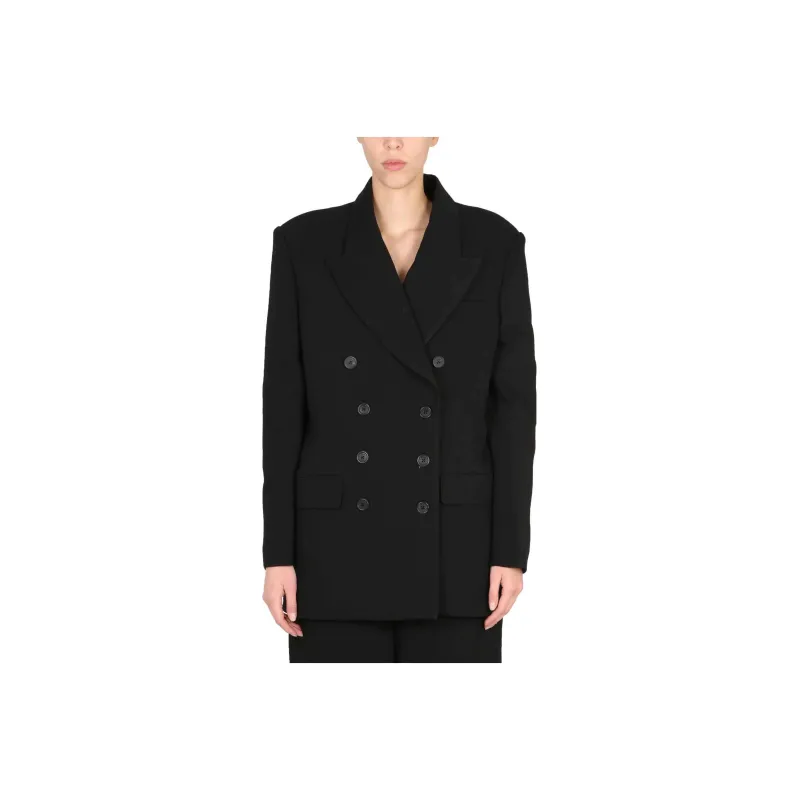 KHAITE The Tanner Double breasted Blazer-0