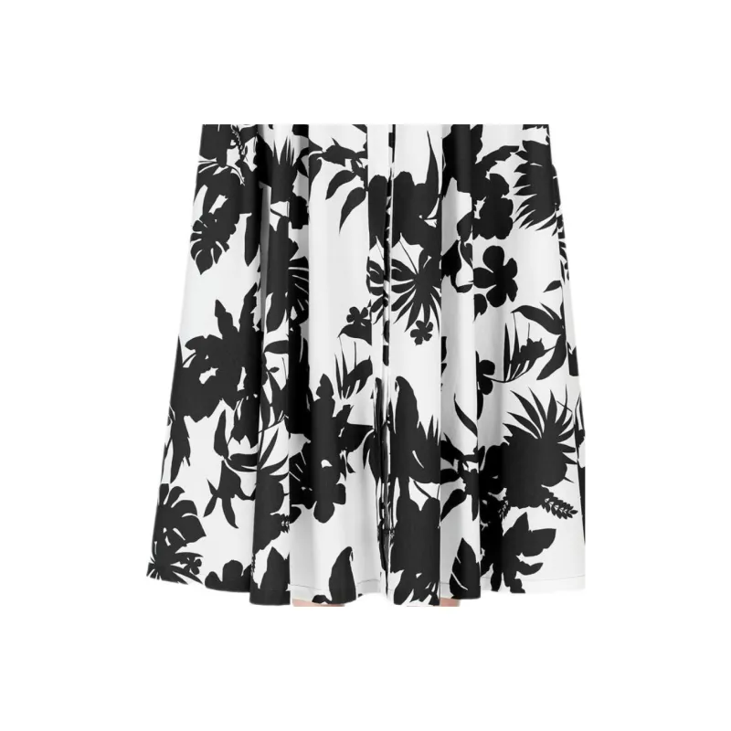 MaxMara Studio Idoneo Allover Floral Printed Midi Skirt-3