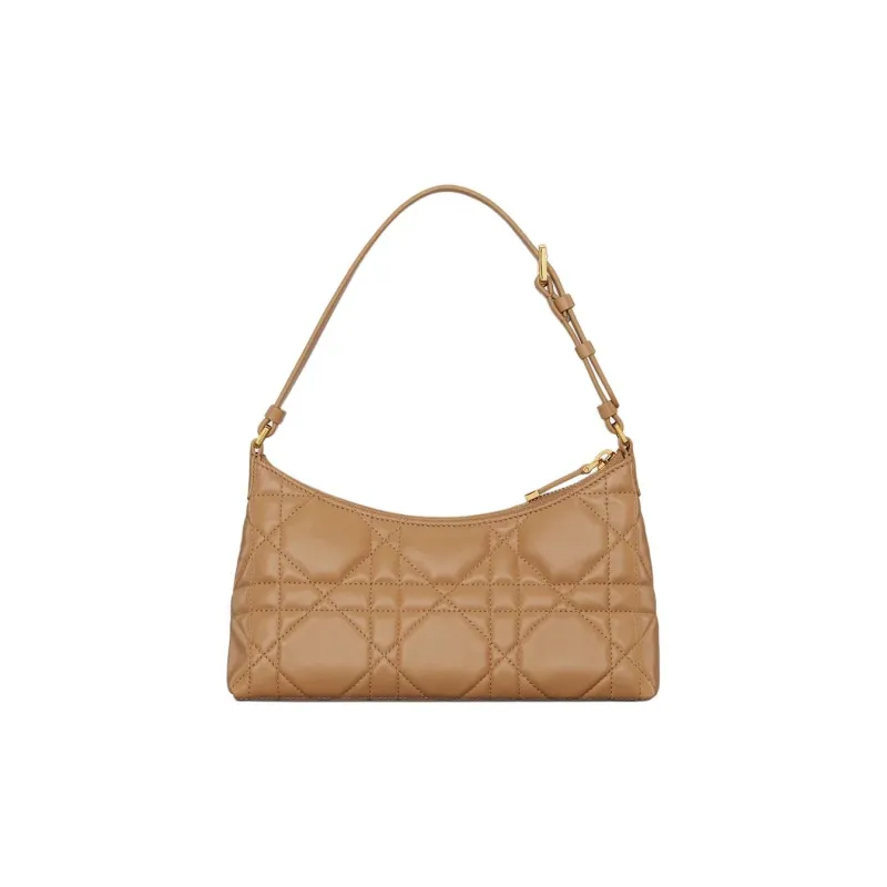 DIOR Miss Caro Sheepskin Water Dumpling Bag, Handbag, Shoulder Bag Mini Women's Light Gold-2