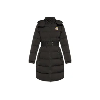 MOSCHINO Teddy Bear Patch Zip Up Padded Jacket