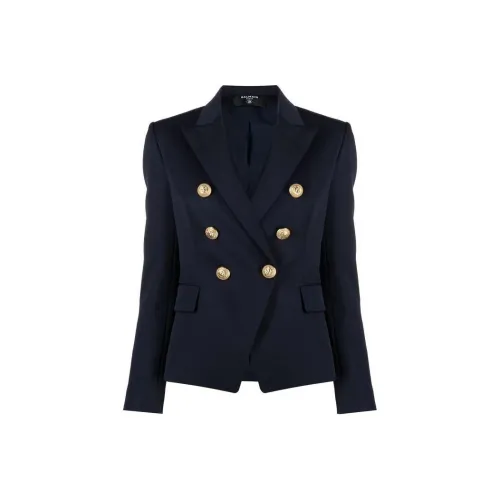 BALMAIN Business Suits Women's Blue
