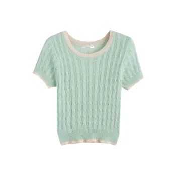 Tonlion Knitwear Women's Light Aqua Green