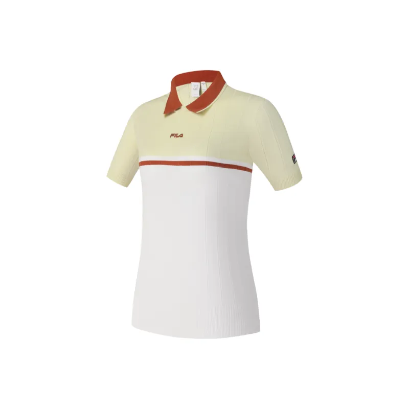 FILA Athletics Polo Shirt Women's Glow Orb Green-0