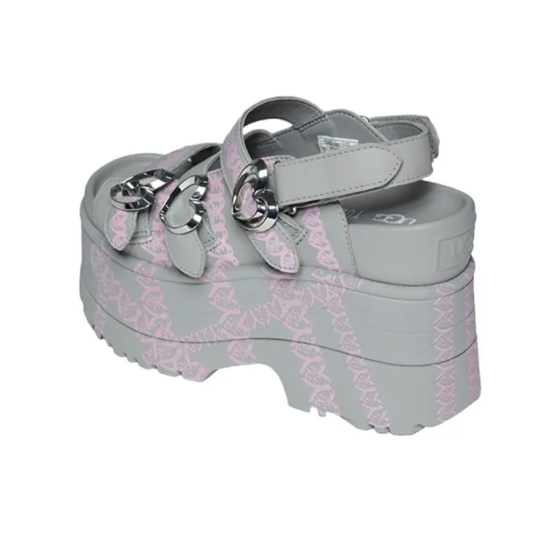 YUEQI QI x UGG Roman Sandals Women's Gray-3