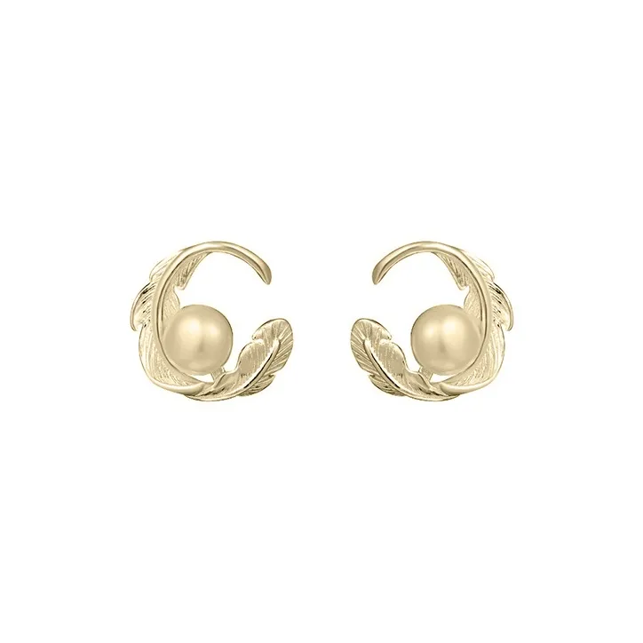 AAJF S925 Silver Stud Earrings Women's-3
