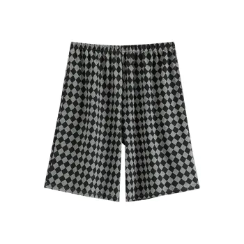 Ordifen Pajama Pants Men's Black White