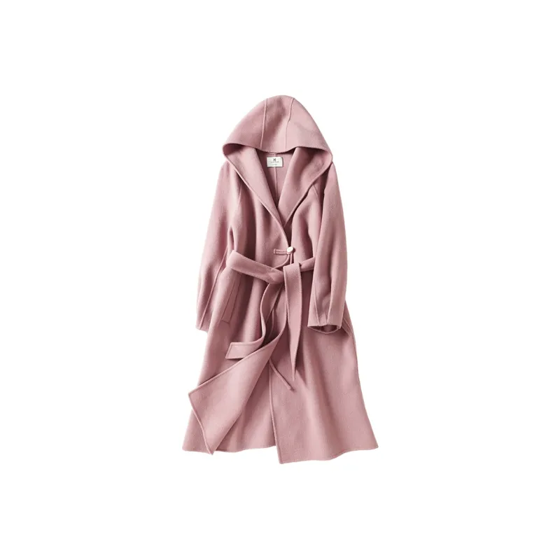 XIANGYING Coats Women's Pink-0