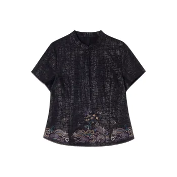 Yi Mengyuan Shirt Women's Black