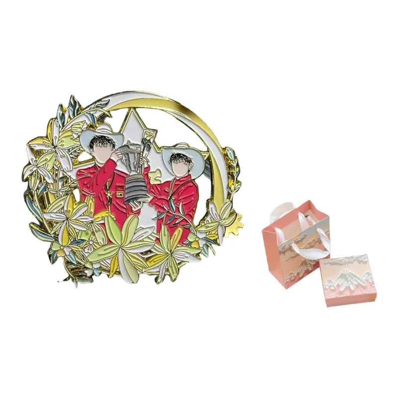 FEIERDUN Table Tennis Souvenirs Badges Unisex-20