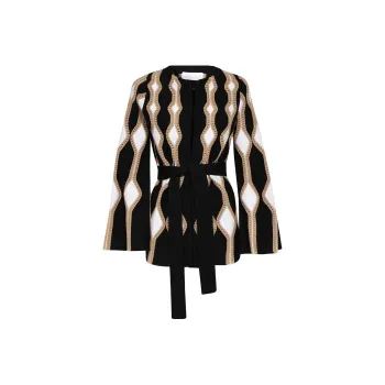 Chloé Tied Waist Knitted Cardigan
